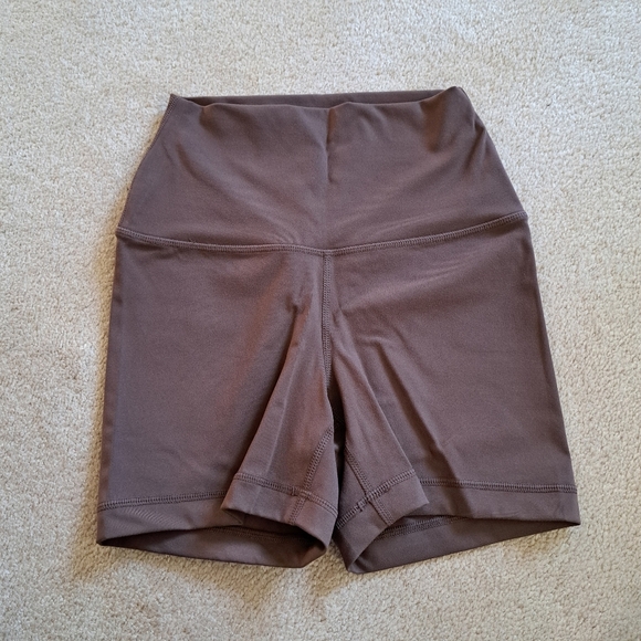 Reflex Active Shorts 2 Pack Green Brown Size XS High Waisted Stretch Shorts New! - Picture 10 of 16
